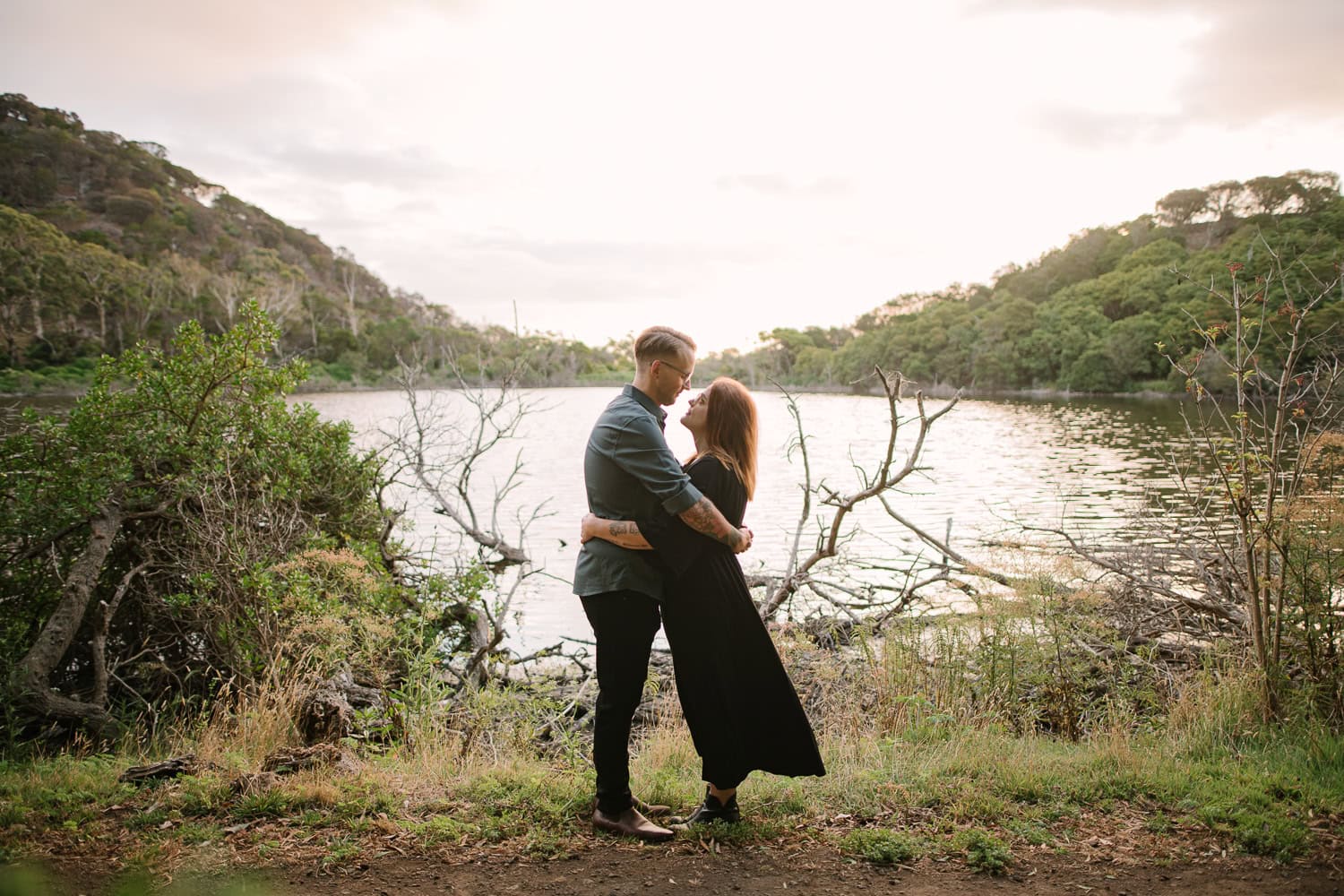 Romantic portraits at Tower Hill